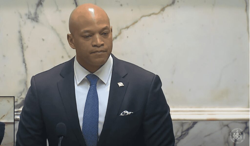 This is a screenshot of Maryland Governor Wes Moore's 2025 State of the State Address before the Maryland General Assembly on Wednesday, February 5, 2025. 